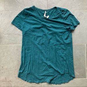 Lululemon teal work out top